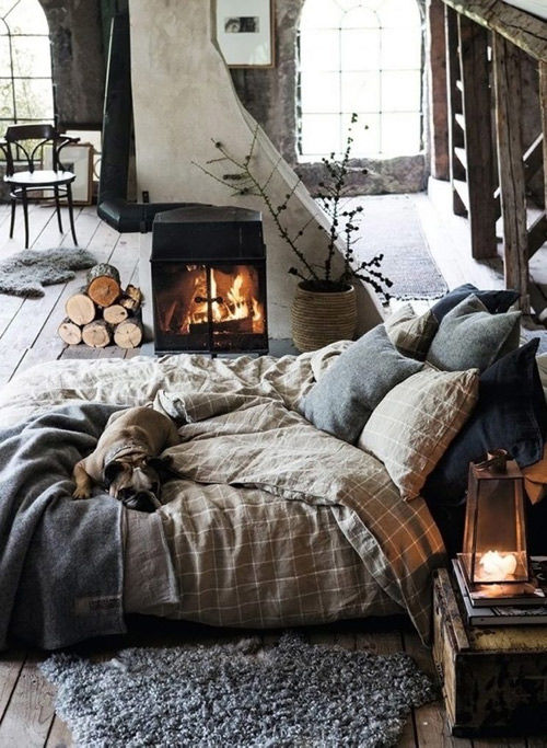 Dormitorio estilo nórdico